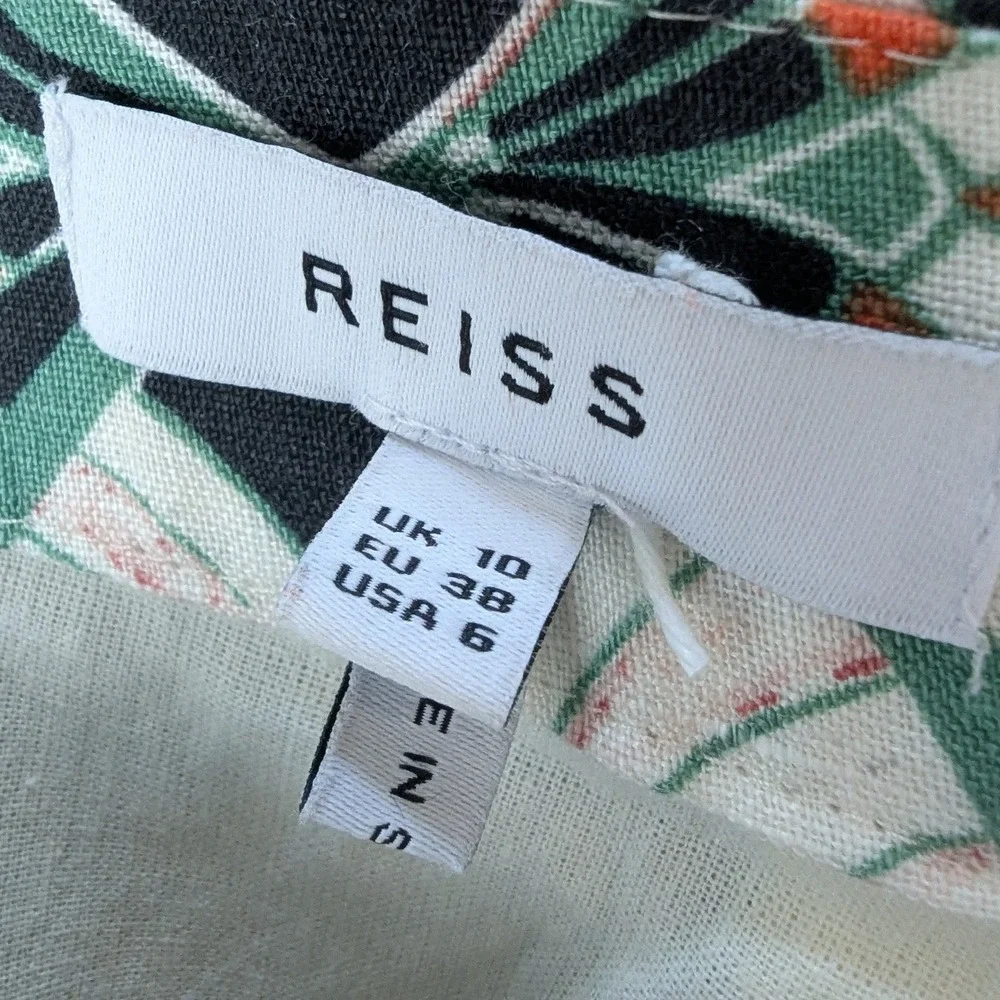 Reiss linen midi